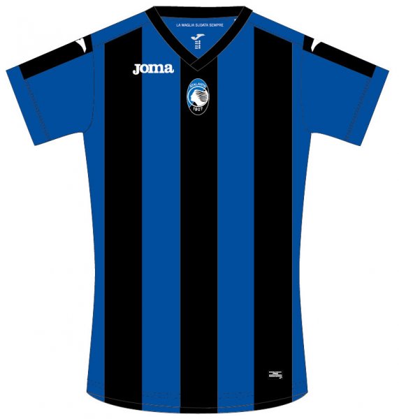 1ST T-SHIRT ATALANTA BLUE-BLACK S/S simple version
