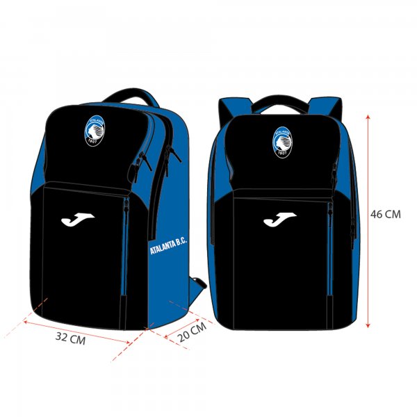 BACKPACK ATALANTA BLACK-BLUE
