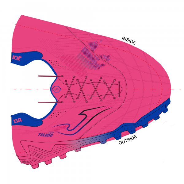 TOLEDO CUP 2610 FUCHSIA ARTIFICIAL GRASS