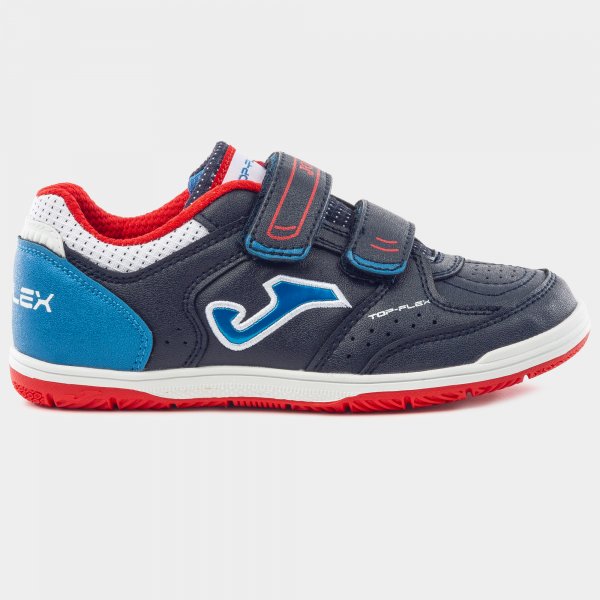 TOP FLEX JR 903 NAVY-RED INDOOR VELCRO