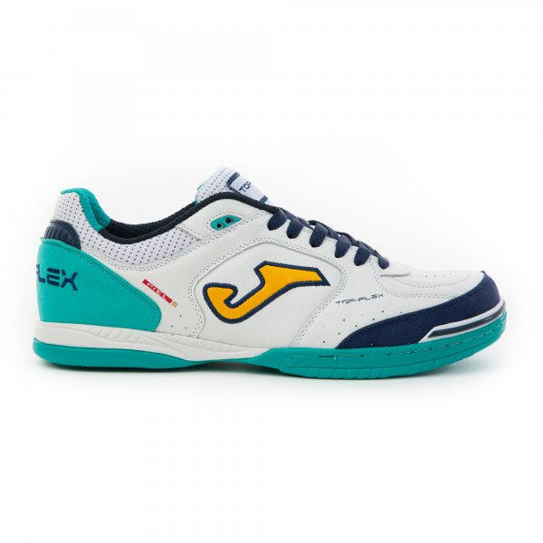 TOP FLEX 2032 WHITE-TURQUOISE INDOOR