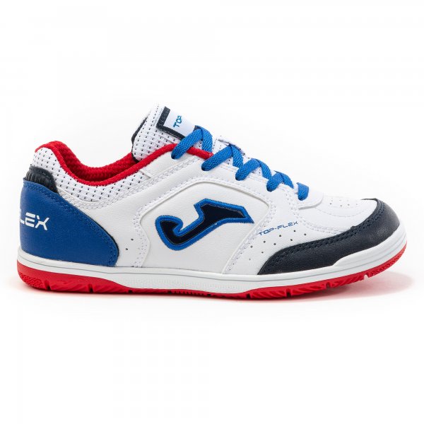 TOP FLEX JR 2032 WHITE-ROYAL LACES