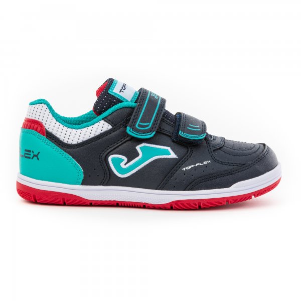 TOP FLEX JR 2033 NAVY-TURQUOISE INDOOR