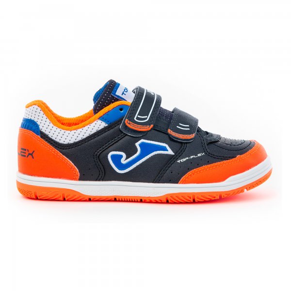 TOP FLEX JR 2053 NAVY-ORANGE VELCRO INDOOR