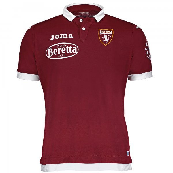1ST T-SHIRT TORINO BURGUNDY S/S SPONSOR
