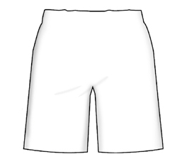 SHORT TORINO WHITE