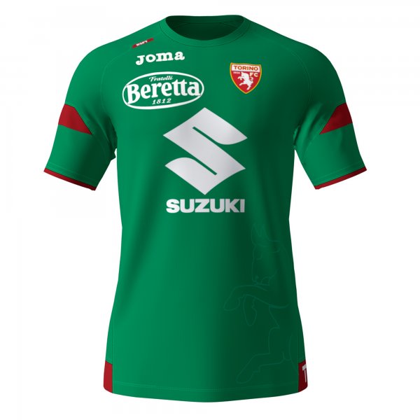 TRAINING T-SHIRT TORINO GREEN S/S  WITH  LOGO