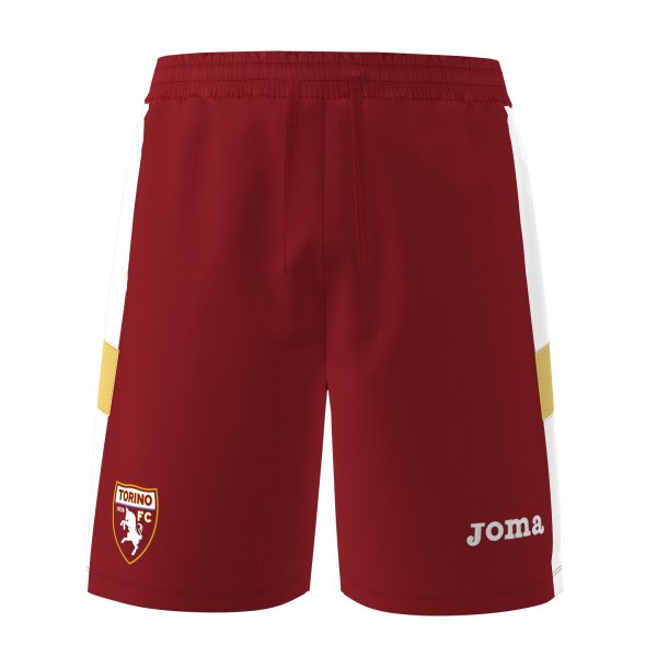 TRAINING SHORT TORINO BURGUNDY POCKET