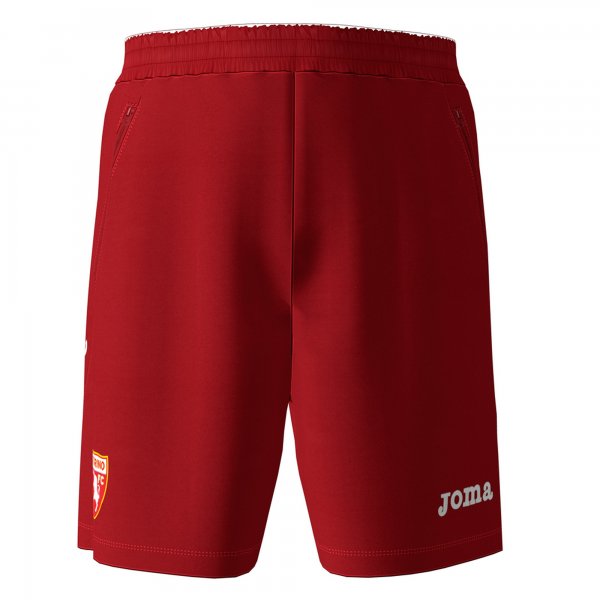 TRAINING SHORT TORINO BURGUNDY POCKET