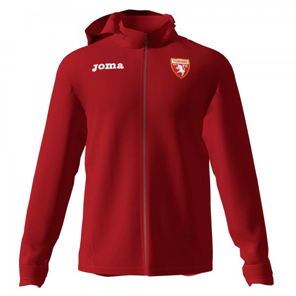 TRAINING RAINJACKET HOODED TORINO BURGUNDY