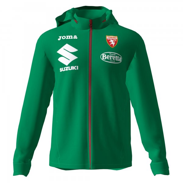 TRAINING RAINJACKET HOODED TORINO GREEN