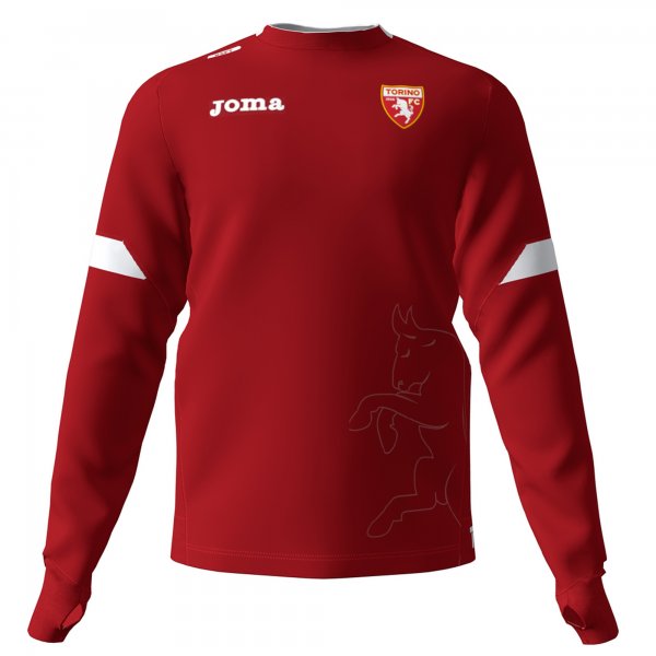 TRAINING SWEATSHIRT TORINO BURGUNDY -WITHOUT LOGOS