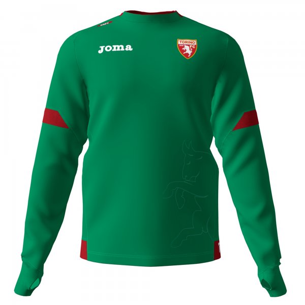 TRAINING SWEATSHIRT TORINO GREEN -WITHOUT LOGOS