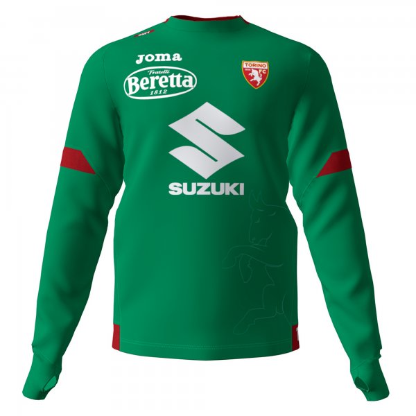 TRAINING SWEATSHIRT TORINO GREEN -WITH LOGOS