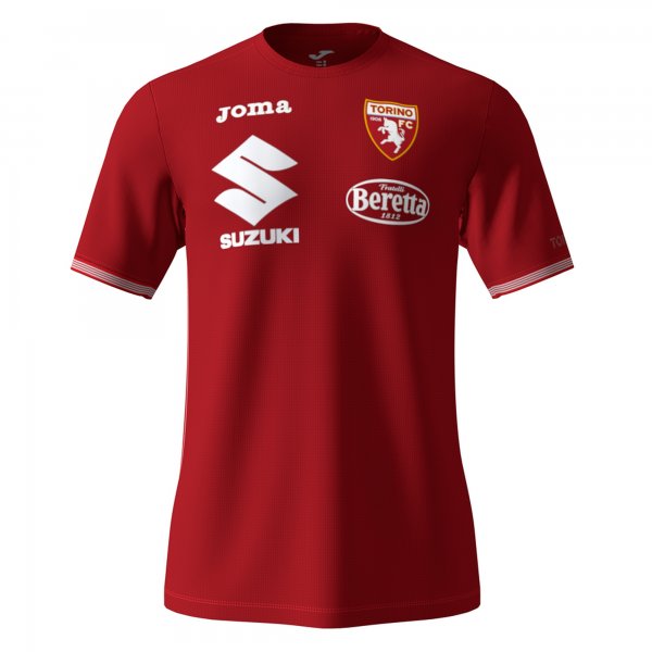 HOTEL T-SHIRT TORINO BURGUNDY S/S  -WITH LOGOS-