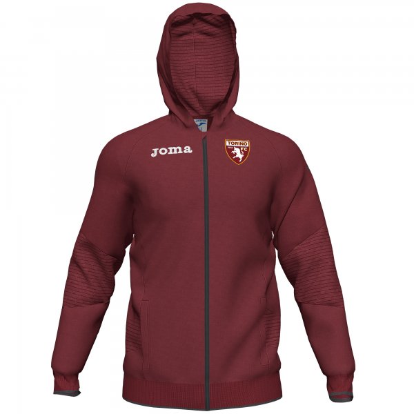 HOTEL HOODED SWEATSHIRT ZIPPER TORINO BURGUNDY