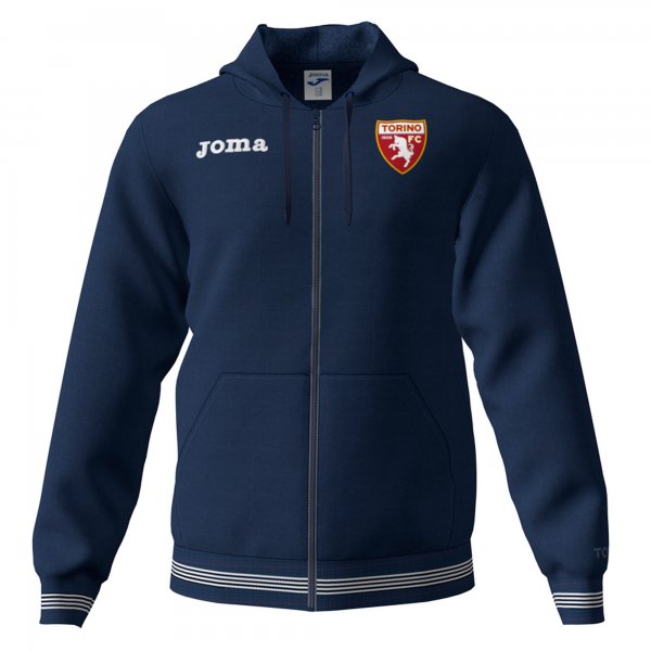 HOTEL SWEATSHIRT FULL ZIP HODDIED TORINO NAVY