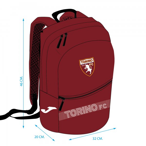 BACKPACK TORINO BURGUNDY