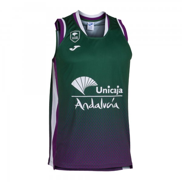 1ST T-SHIRT UNICAJA GREEN SLEELVELESS EUROCUP