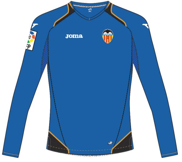 VALENCIA GOALKEEPER SHIRT L/S BLUE-BLACK