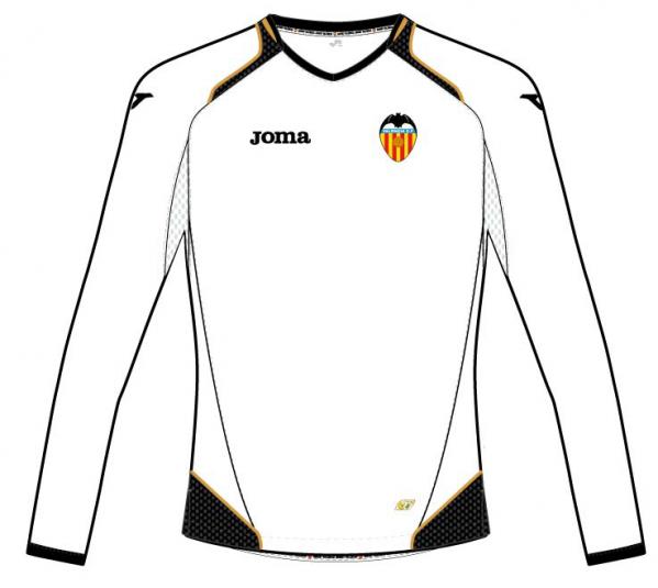 VALENCIA HOME SHIRT L/S WHITE (WITHOUT LFP)