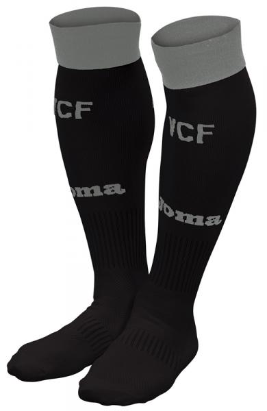 VALENCIA AWAY BLACK FOOTBALL SOCKS 