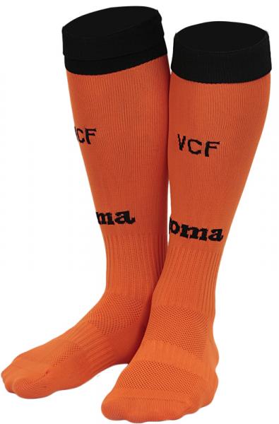 VALENCIA AWAY ORANGE-BLACK FOOTBALL SOCKS
