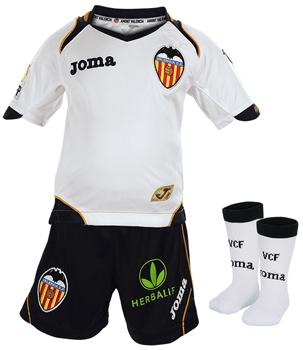 VALENCIA MINIKITS S/S WHITE-BLACK
