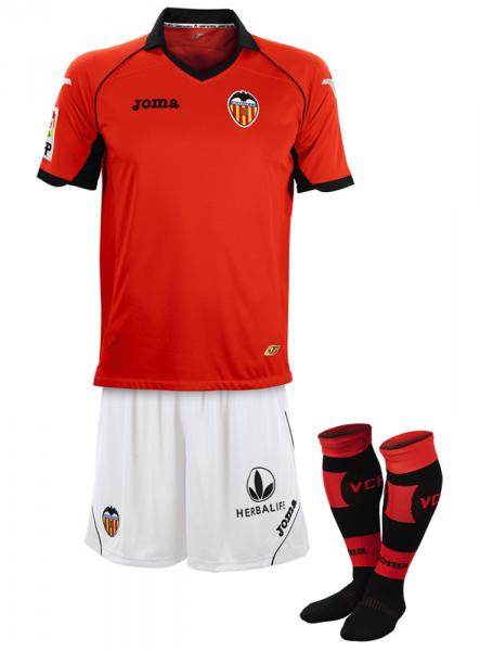 VALENCIA MINIKITS S/S ORANGE-WHITE