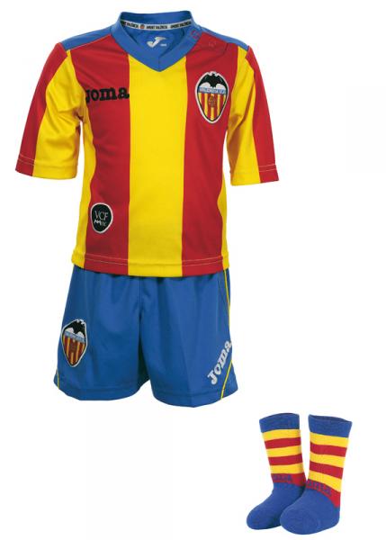 VALENCIA MINIKITS S/S YELLOW-RED-ROYAL