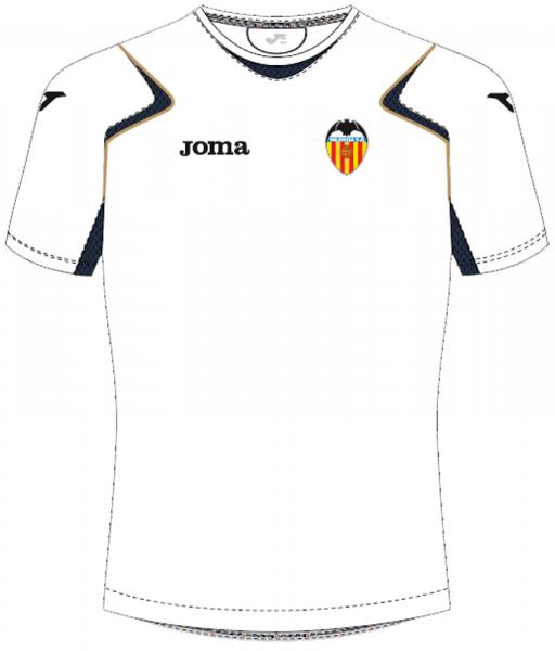 VALENCIA TRAINING SHIRT S/S WHITE