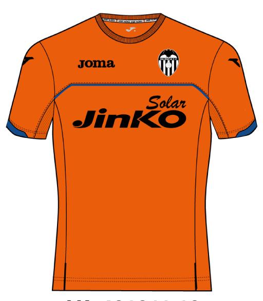 VALENCIA TRAINING SHIRT L/S ORANGE SHOP