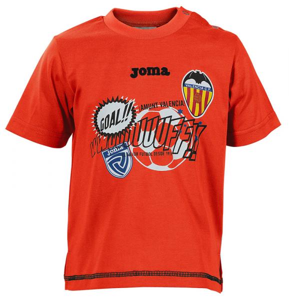 VALENCIA SHIRT S/S WHITE-ORANGE