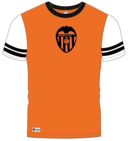 VALENCIA  ORANGE-WHITE S/S T-SHIRT