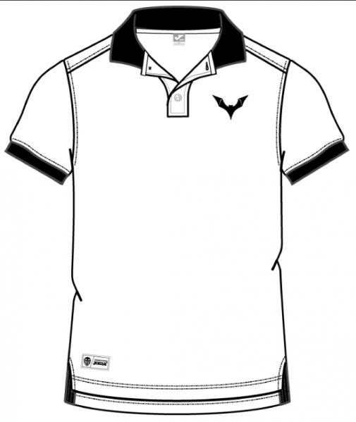 VALENCIA  WHITE-BLACK S/S POLO