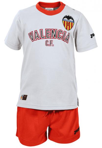 VALENCIA BABY SET S/S WHITE-ORANGE
