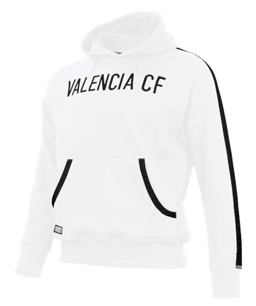 VALENCIA SWEATSHIRT WHITE WITH HOOD