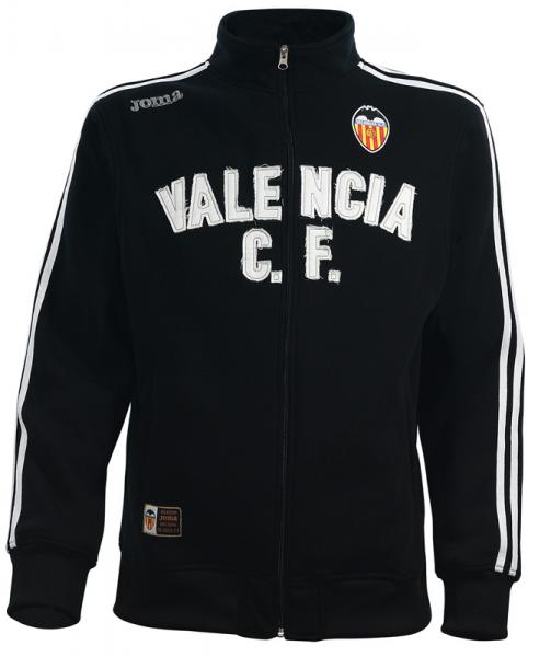 VALENCIA SWEATSHIRT BLACK-GREY WITH ZIPPER