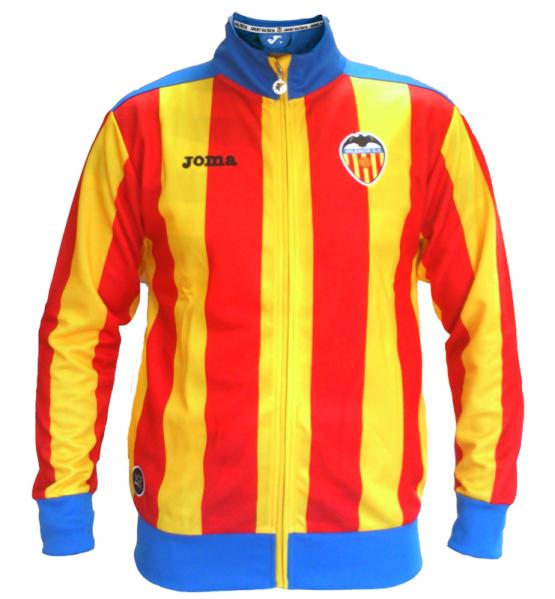 VALENCIA SWEATSHIRT RED/YELOW WITH ZIPPER