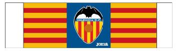VALENCIA CF CAPTAIN ARMBAND