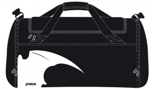 VALENCIA SPORT BAG BLACK-WHITE