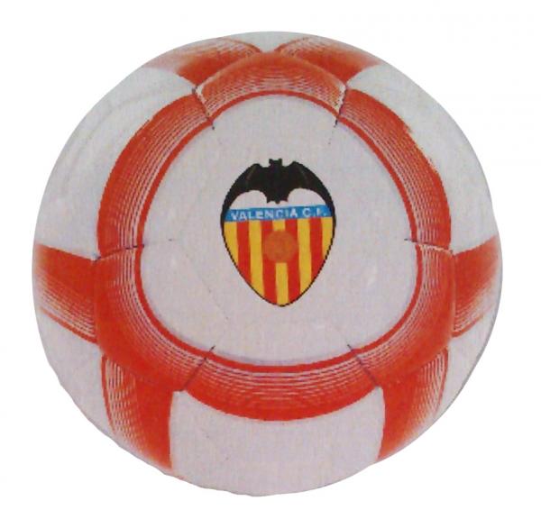 VALENCIA SOCCER BALL WHITE-ORANGE-SILVER
