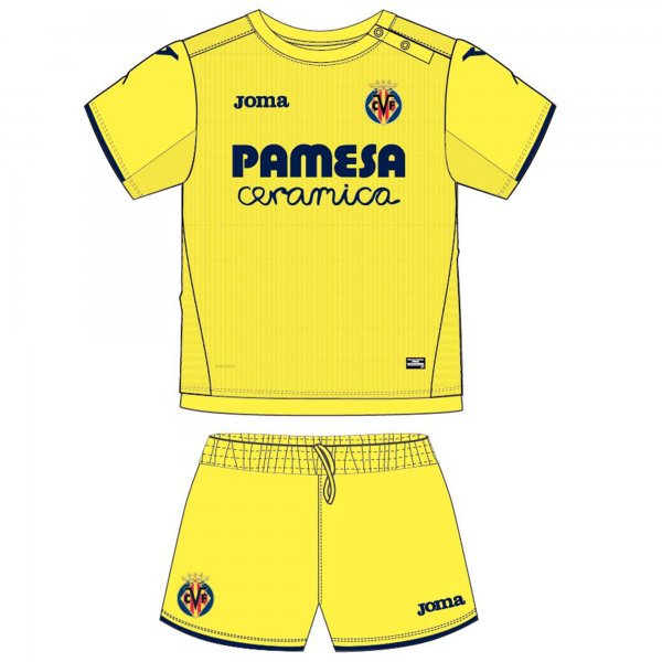 1ST MINIKIT VILLARREAL YELLOW S/S
