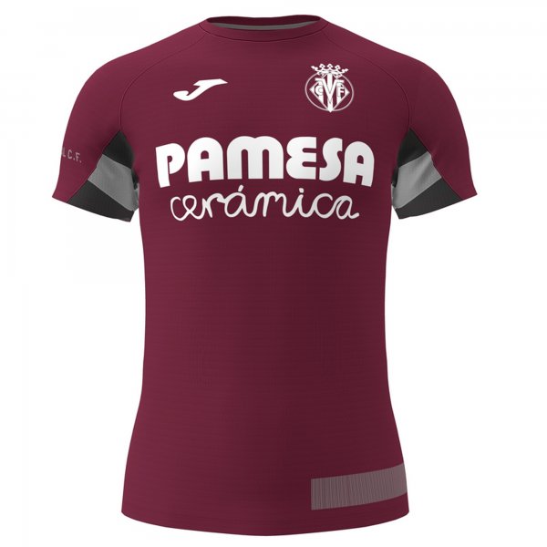 TRAINING T-SHIRT VILLARREAL GARNET S/S