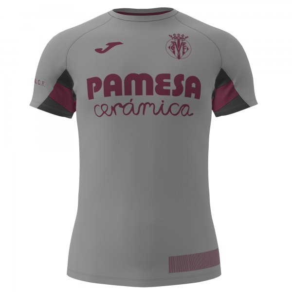 TRAINING T-SHIRT VILLARREAL GREY S/S