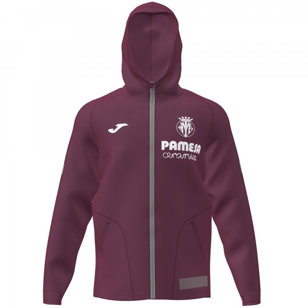 TRAINING RAINJACKET VILLARREAL GARNET