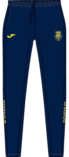 TRAINING LONG PANTS VILLARREAL NAVY WITH POCKETS
