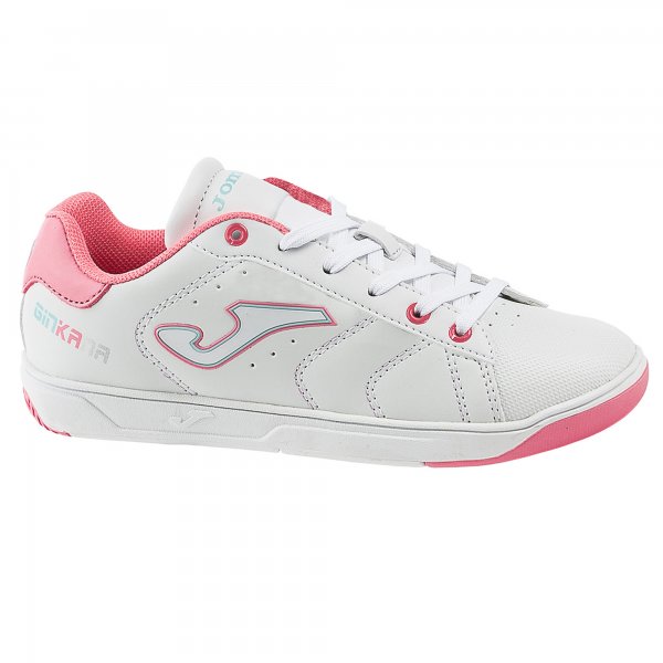 W GINKANA 613 WHITE-CORAL LACES