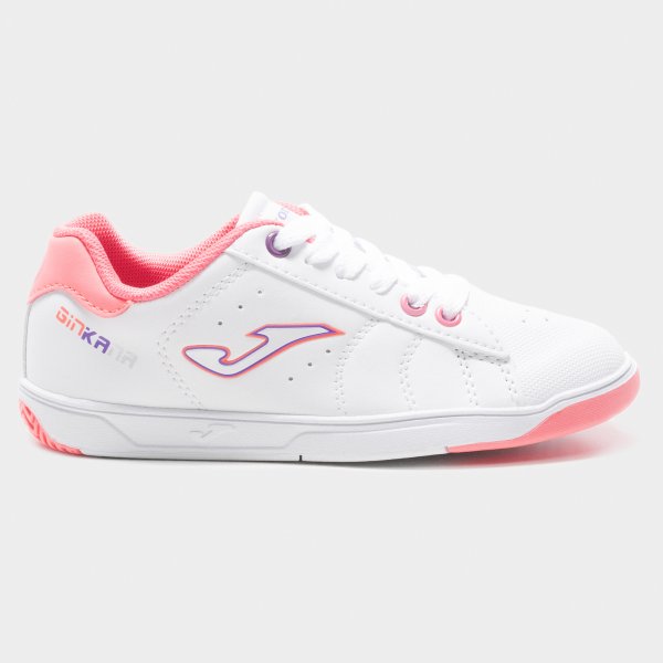 W.GINKANA JR 713 WHITE-PINK LACES