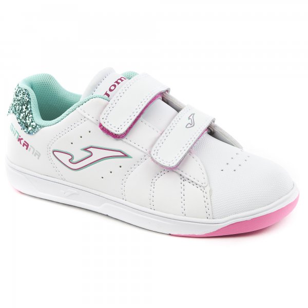 W.GINKANA JR 805 WHITE-TURQUOISE